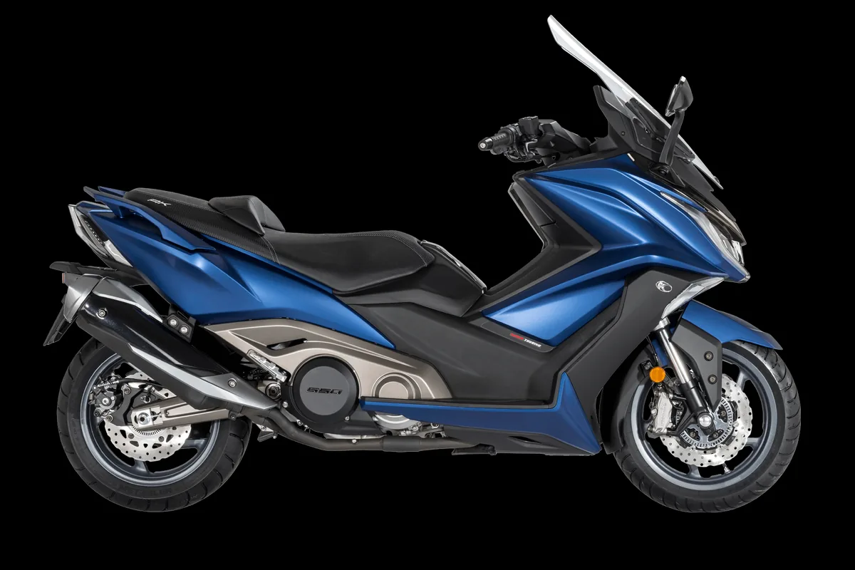 Kymco AK 550i ABS in mattem Blau