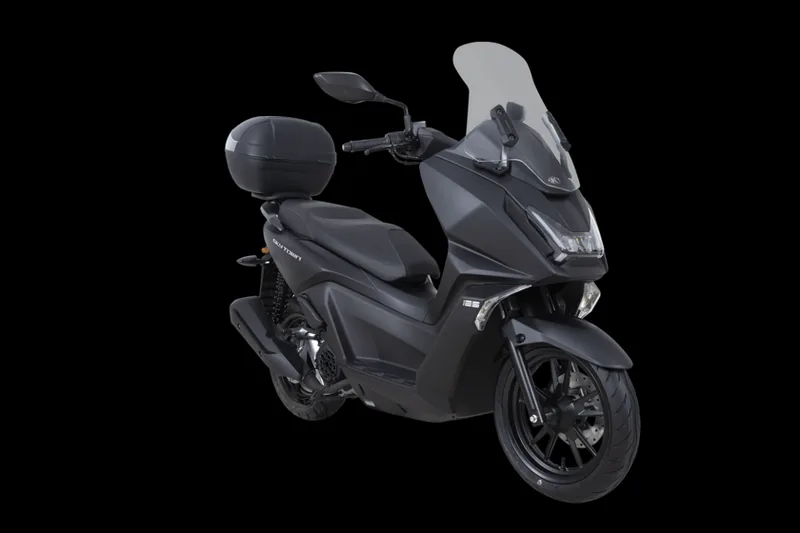 Kymco Sky Town 125i ABS in Dunkelblau mit Topcase