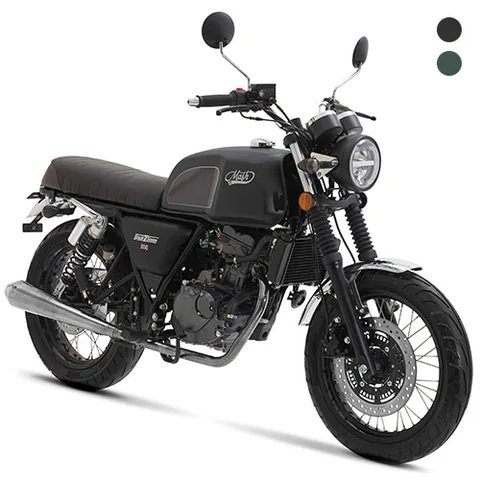 Mash Black Seven 125 Retro-Motorrad in Schwarz
