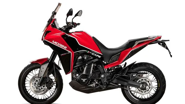 Moto Morini X-Cape Reiseenduro in Rot und Schwarz