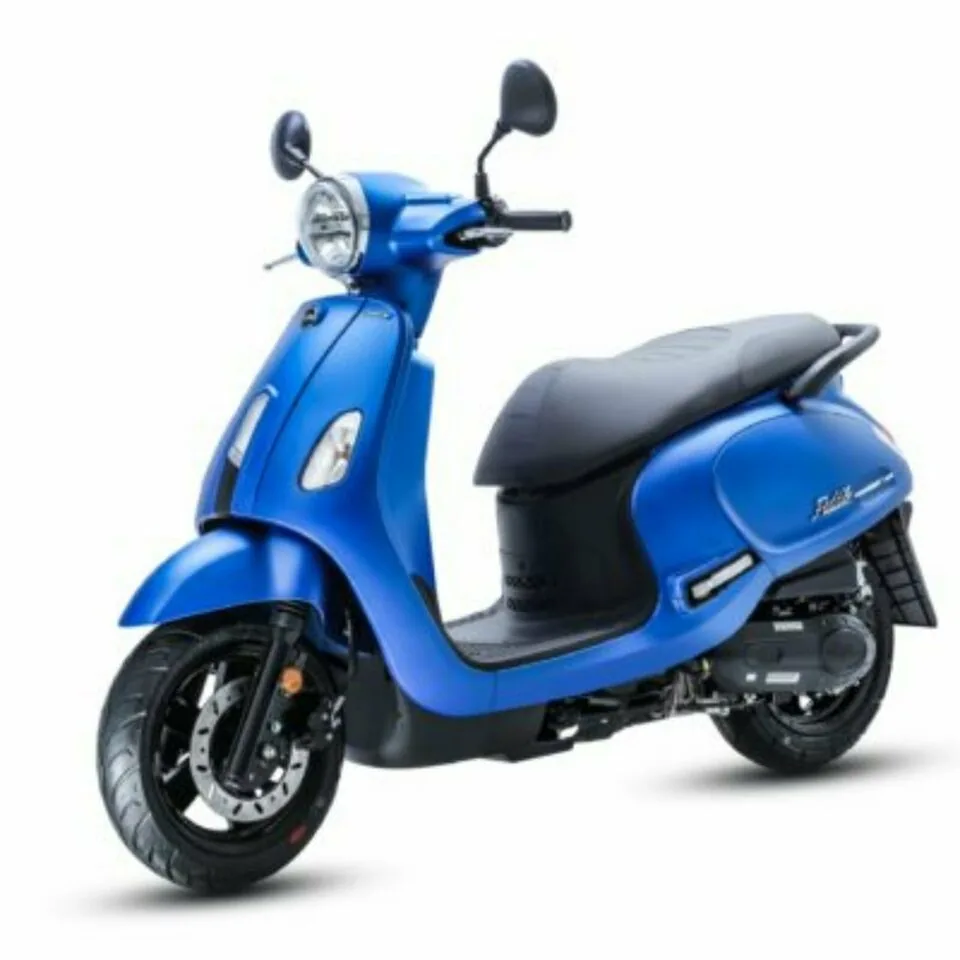 SYM Fiddle 50i in Blau, Seitenansicht